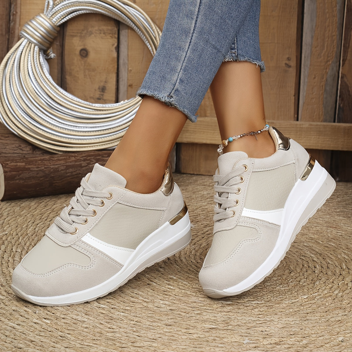 Chaussure Ellington à semelle talon compensé confort